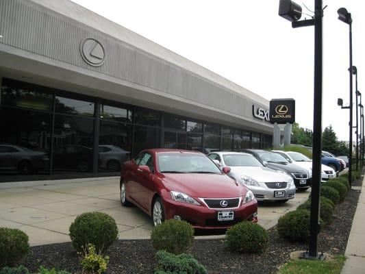 Our great luxury vehicles line the front of our dealership