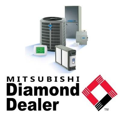 Gibson Air is a Mitsubishi Diamond Dealer and also recommend Goodman, Amana and Lennox.