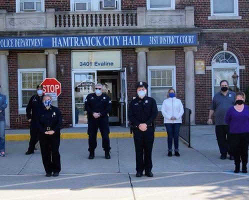 Some of the fine officers in Hamtramck...