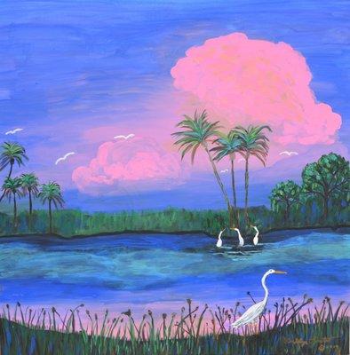 my painting I learned how to pait at HHV Bay Pines, FLorida