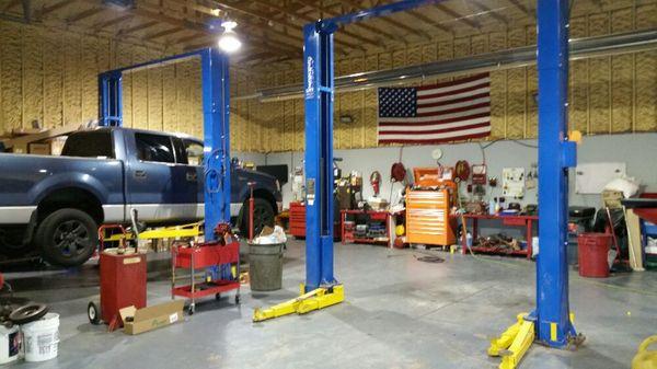 All our cars and trucks come with a 2 year 24,000 mile warranty and this is our service department located on site.