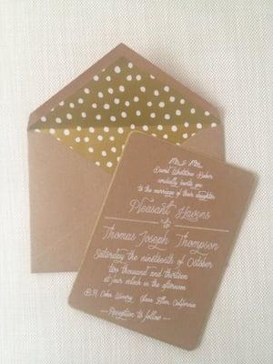 Rustic Wedding Invitation