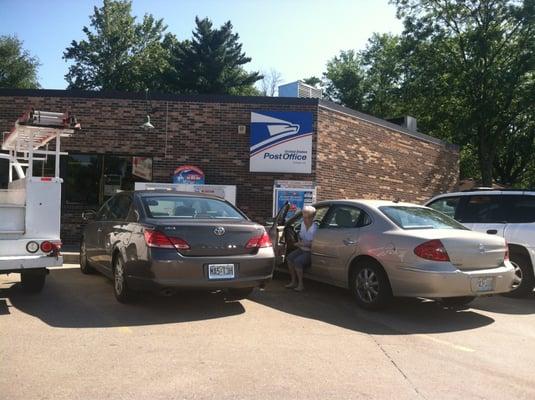 It's inside the gas station and there is a drive thru