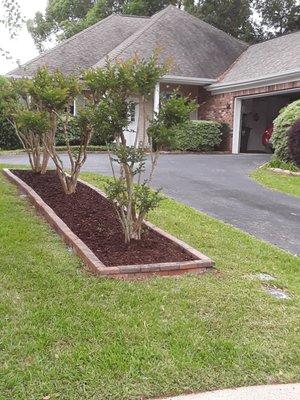 Brick paver bed