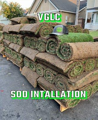 Sod installation with VGLC!