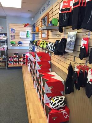 Beyond the bike a helmet is the most important piece of equipment to have. Infant, Toddler, Youth, Men's, and Women's available!