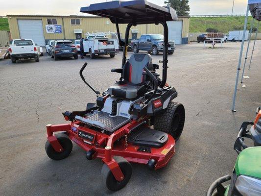 New Toro Zmaster zero turn lawn mowers