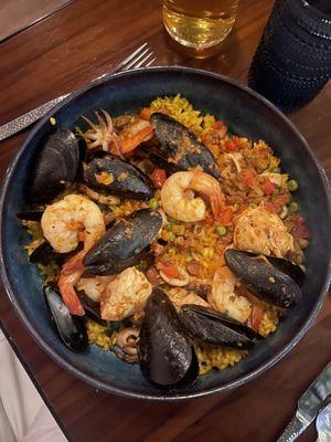 Crunchy paella