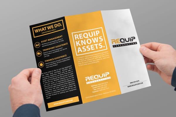 Brochure design for Requip Corporation