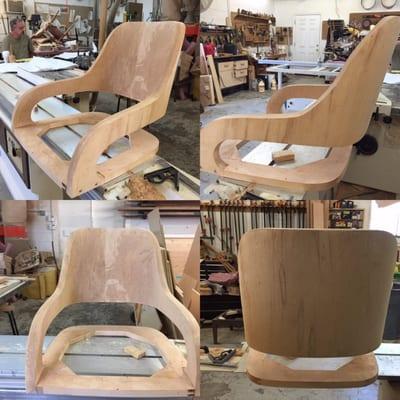 Custom dinning room chairs in progress