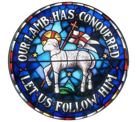 Our Lamb Has Conquered Let Us Follow Him (Moravian Motto)