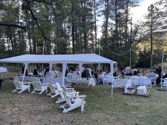 Adirondack chairs are onsite and available for use.