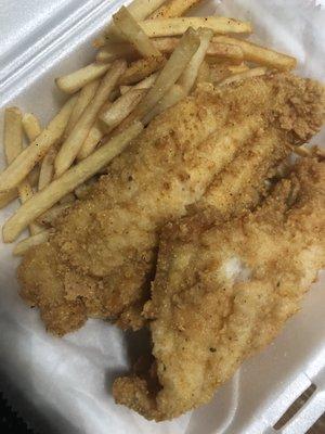 Catfish and fries