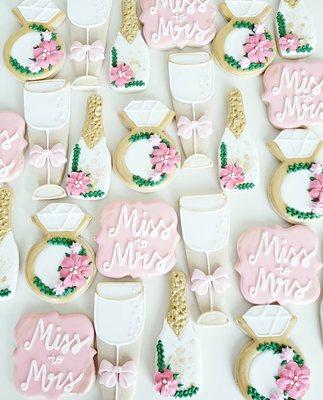 Bridal shower cookies!