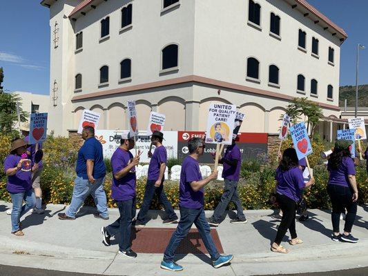 These are your community nurses fighting for staffing and safety at Your local hospital.