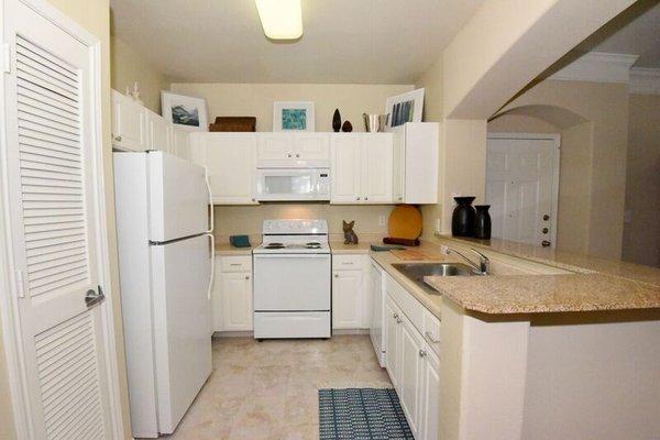 Custom Designed Kitchen Counters with Granite Bar Top