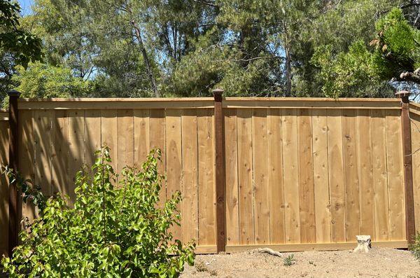 Double-Sided Cedar Fence