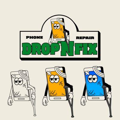 Drop-N-Fix Injured Phone Logo