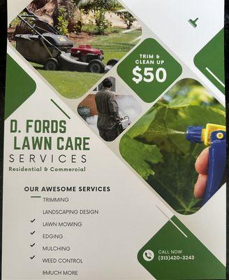 D Ford’s landscaping