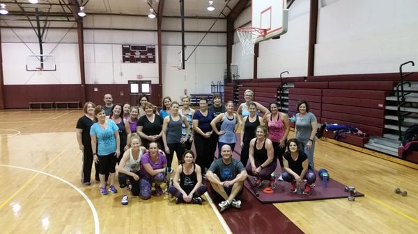 Community connection through group fitness