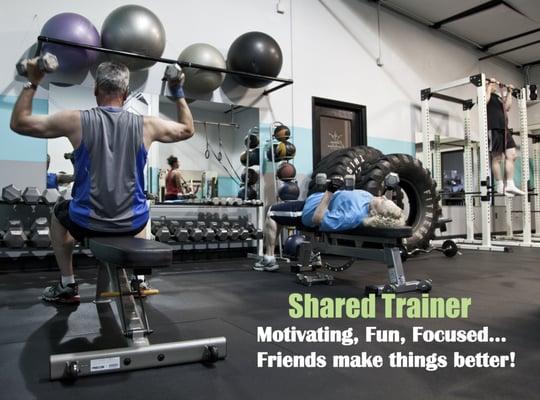 Shared fitness coaching