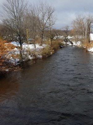 The Rockaway River in Dover NJ