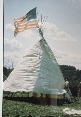 The freak out tent, for people who were over, indulging in some of the substances that were available...