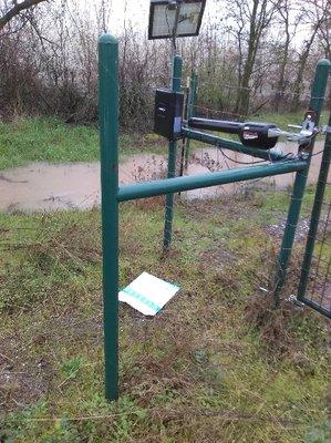 Everytime I get a package the ups driver refuses to go down the dirt road to my house and instead throws my package over the neighbors gate.