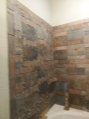 Tile work