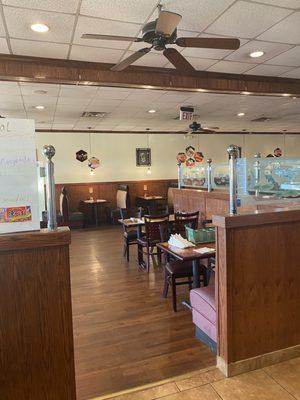 Interior dining area