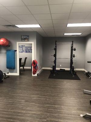 Inside of Personal Training studio.