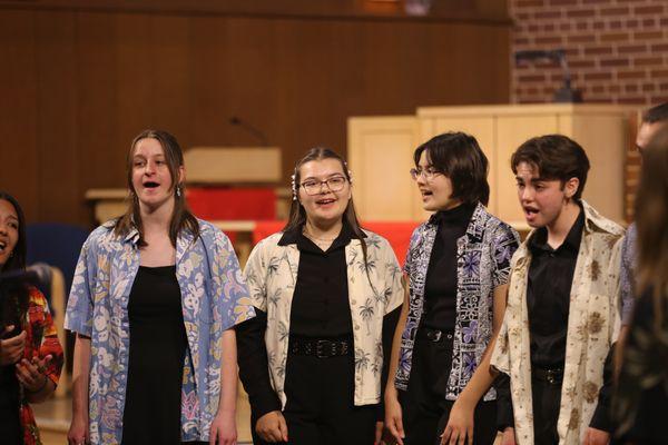 Our singers at our "To The Stars" spring concert 2024.