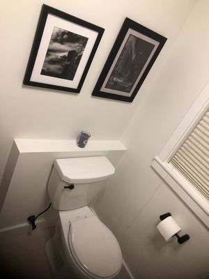 After!  (quick, simple and affordable guest bath reno) Jamaica Plain, Boston | Interior residential renovations