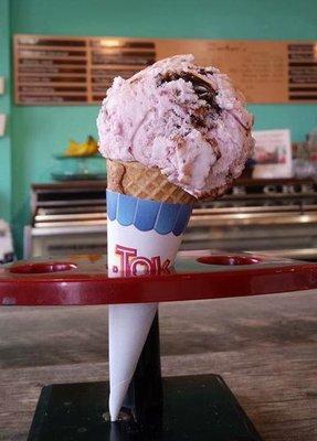 Home made ice cream, made right in town, at Carter & Co with entrances either in the mini-mall or with their own storefront in back.