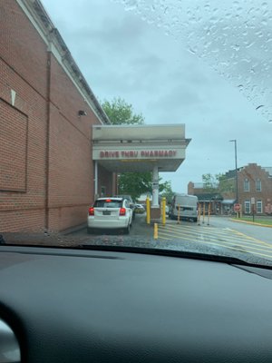 Pharmacy Drive-Thru ... hmmm working on the second drive up lane . That would be nice.