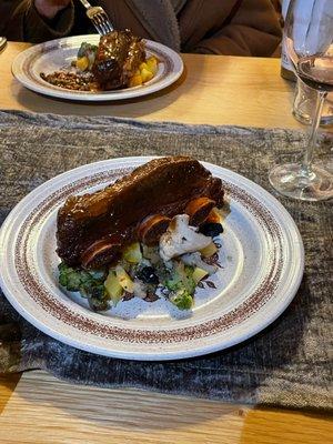 Bison short rib