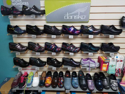 We have a large variety of Dansko Shoes.