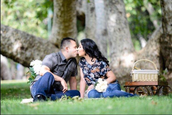 Our boarding photo from engagement photo shoot @ Irvine Park