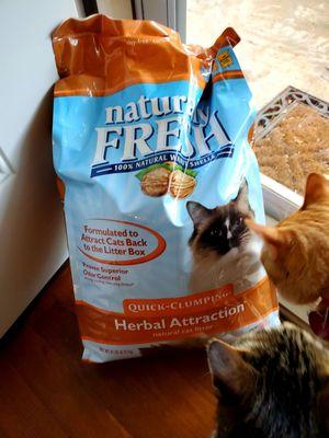 My cats love this NATURALLY FRESH HERBAL ATTRACTION so much! Purchased from Petsense in Thomaston, Georgia.