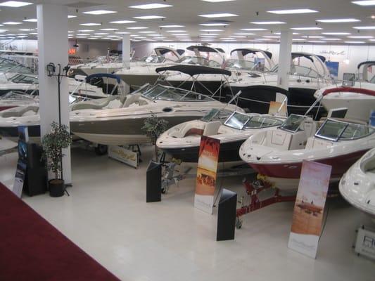 50+ boats on display at all times!