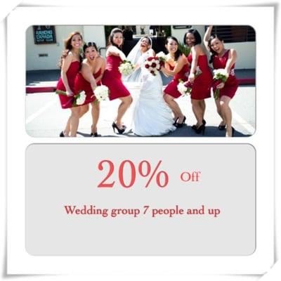 Special wedding group