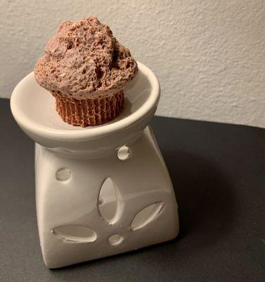 Chocolate wax muffin