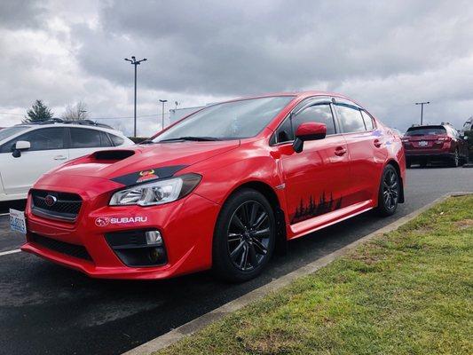 Love this RED 2018 WRX