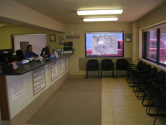 Clean an conformable waiting area