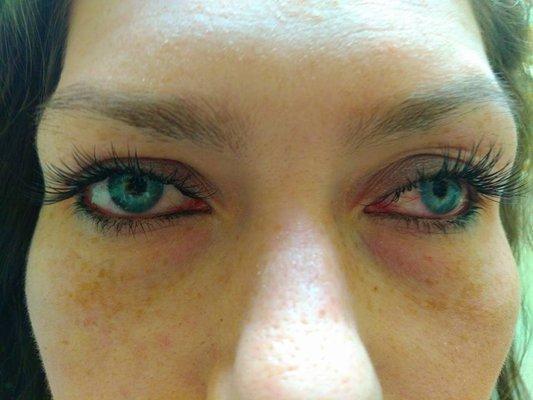 gorgeous to gaze at with eyelash extensions!