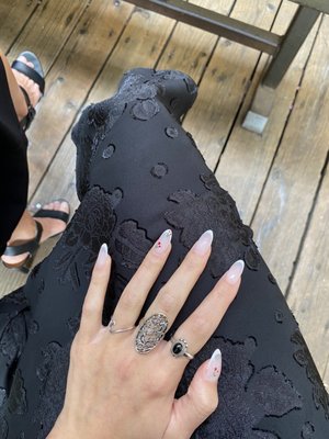 same nails but at a wedding i attended