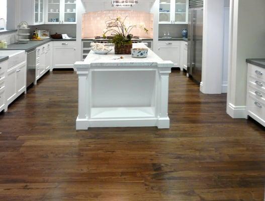 Remodeled Kitchen Hardwood Flooring.