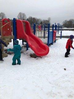 Outside on our amazing playground