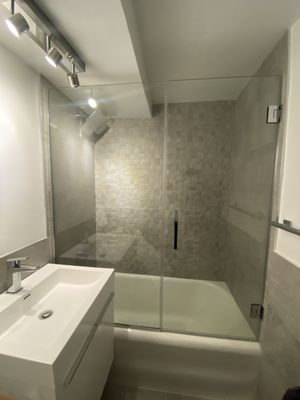 Bathtub Swinging Door