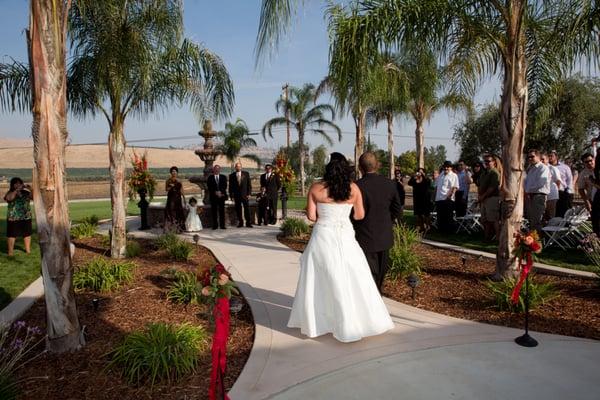 First wedding that took place at Hacienda de Palmas